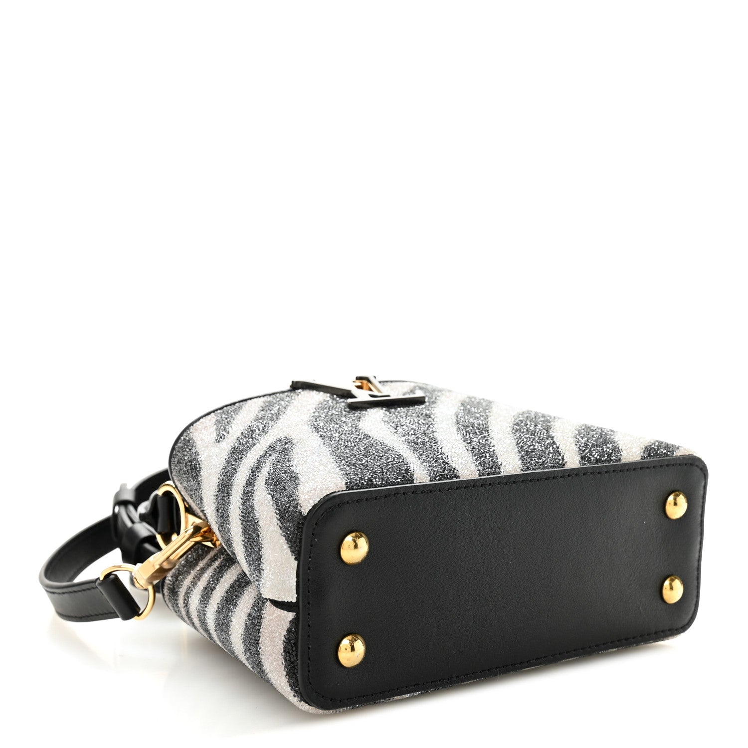 Louis Vuitton Swarovski Calfskin Capucines Mini Zebra 4 of 9