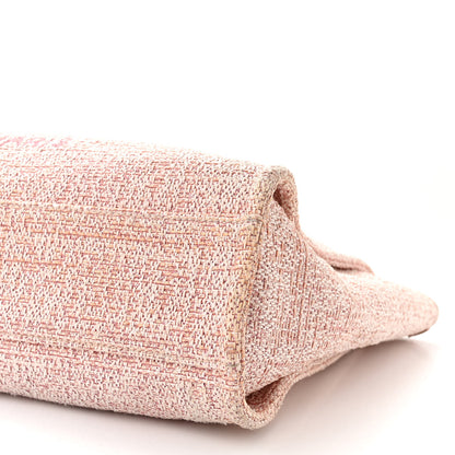 Chanel Lurex Boucle Small Deauville Tote Pink 10 of 13