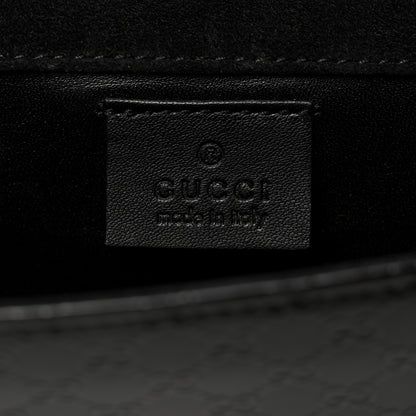 Gucci Patent Microguccissima Small Broadway Clutch Black 6 of 7