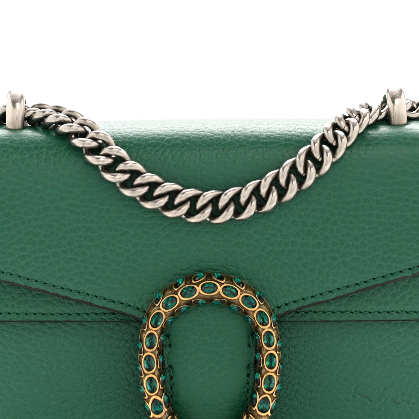 Calfskin Mini Dionysus Shoulder Bag Emerald