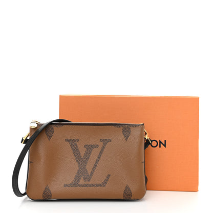 Louis Vuitton Reverse Monogram Giant Double Zip Pochette 11 of 11