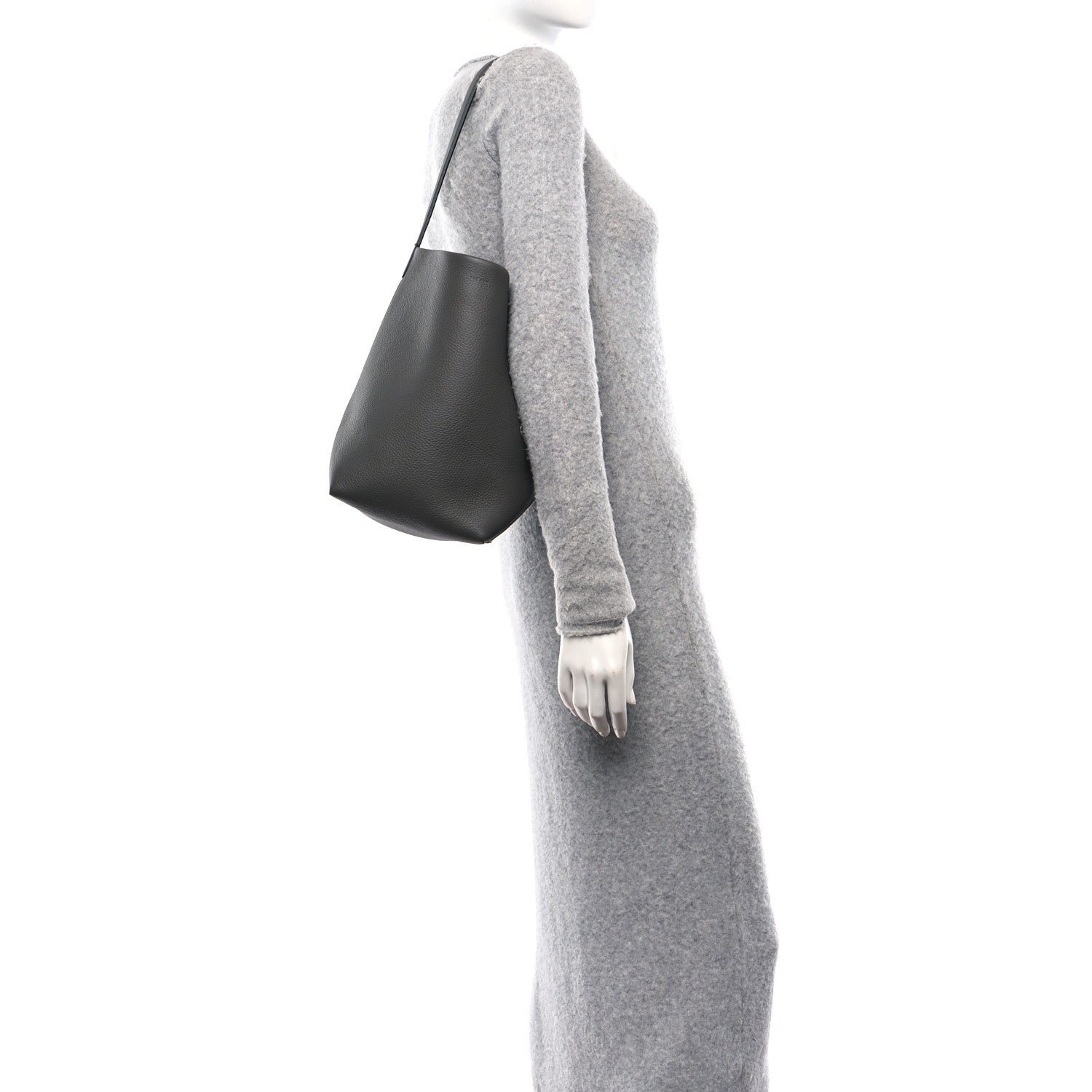 The Row Grained Calfskin Medium N/S Park Tote Elephant 2 of 10