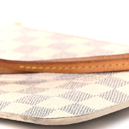 Louis Vuitton Damier Azur Neverfull MM GM Pochette 8 of 11