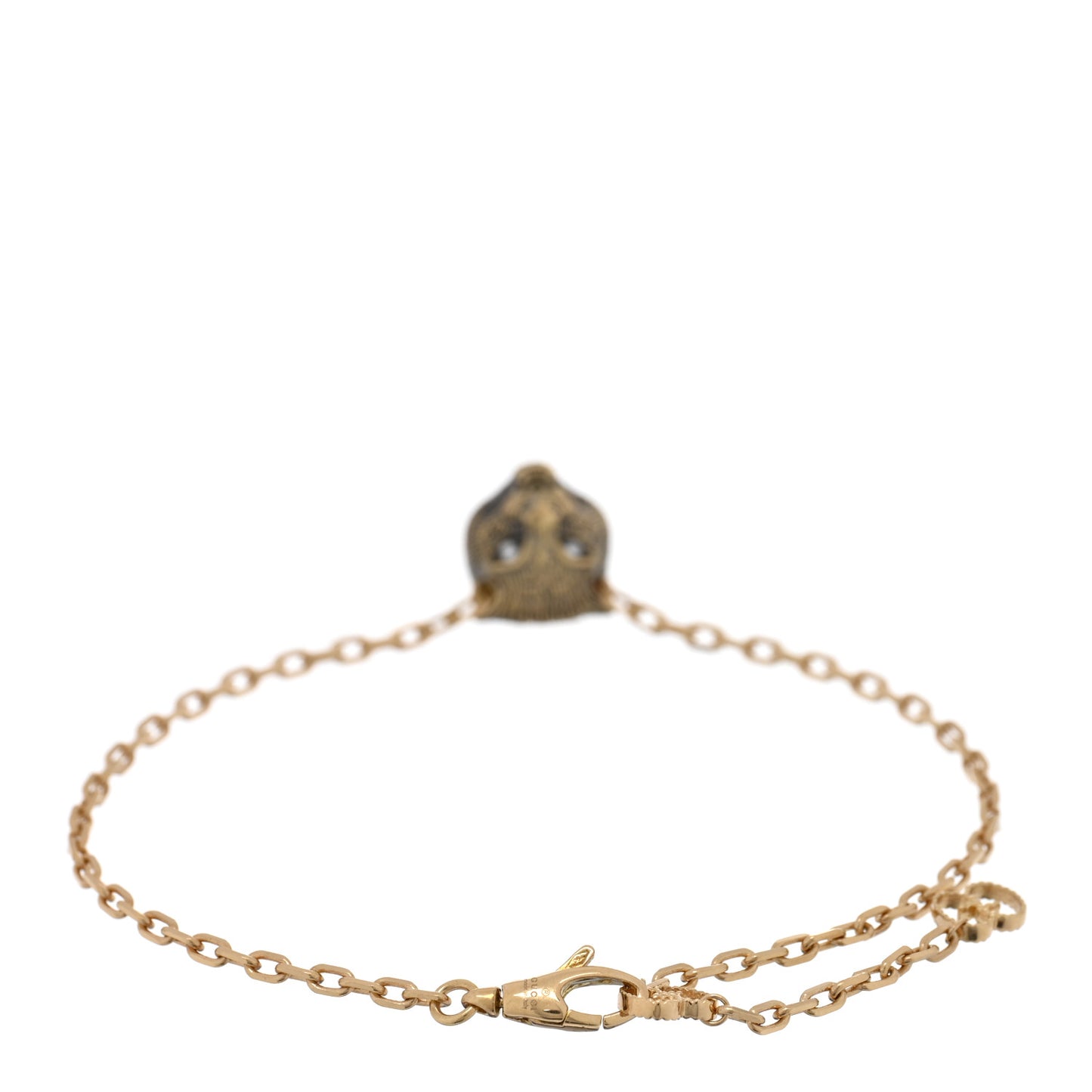 18K Yellow Gold Diamond Black Onyx Le Marche des Merveilles Feline Bracelet