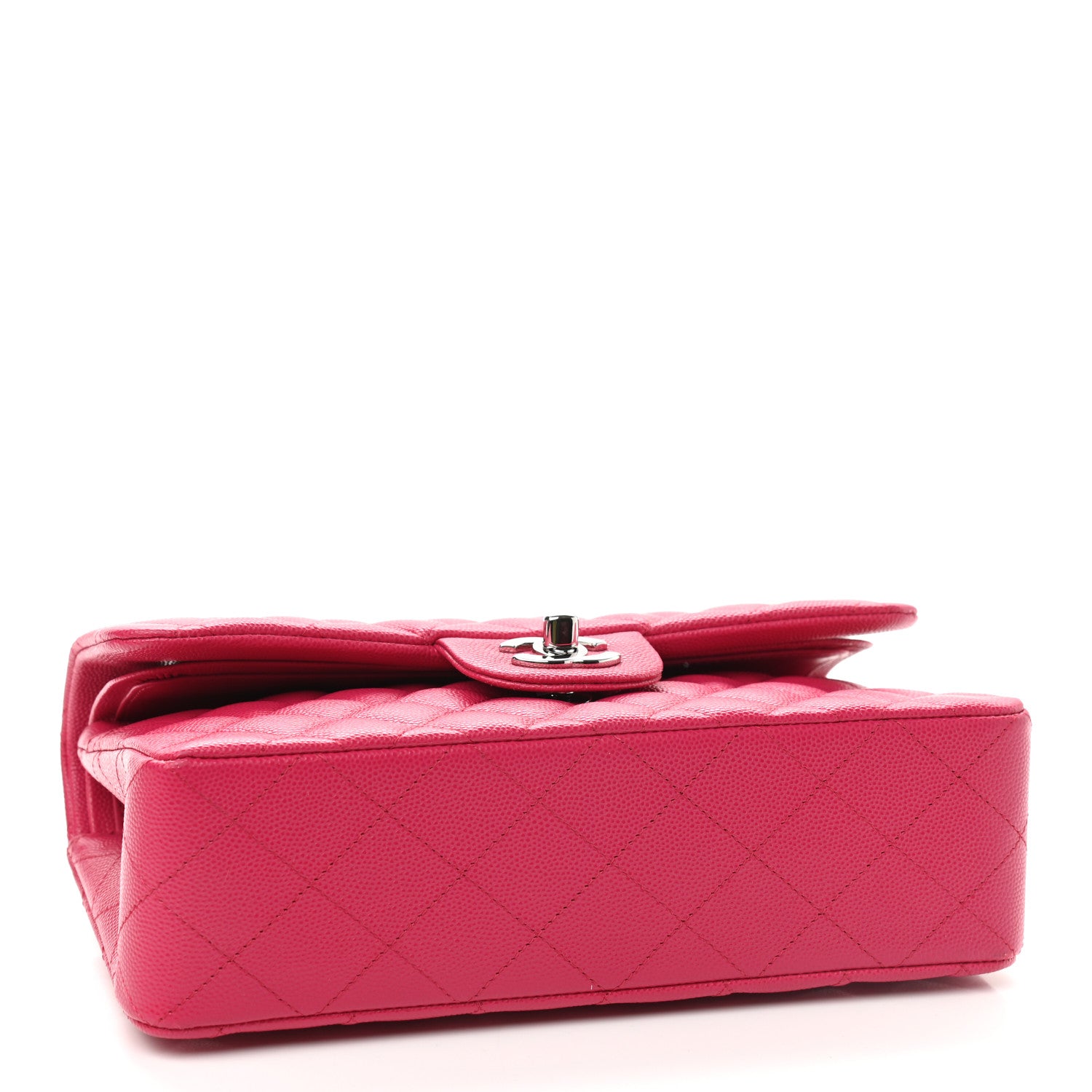 Chanel Caviar Quilted Small Double Flap Dark Pink 4 of 9