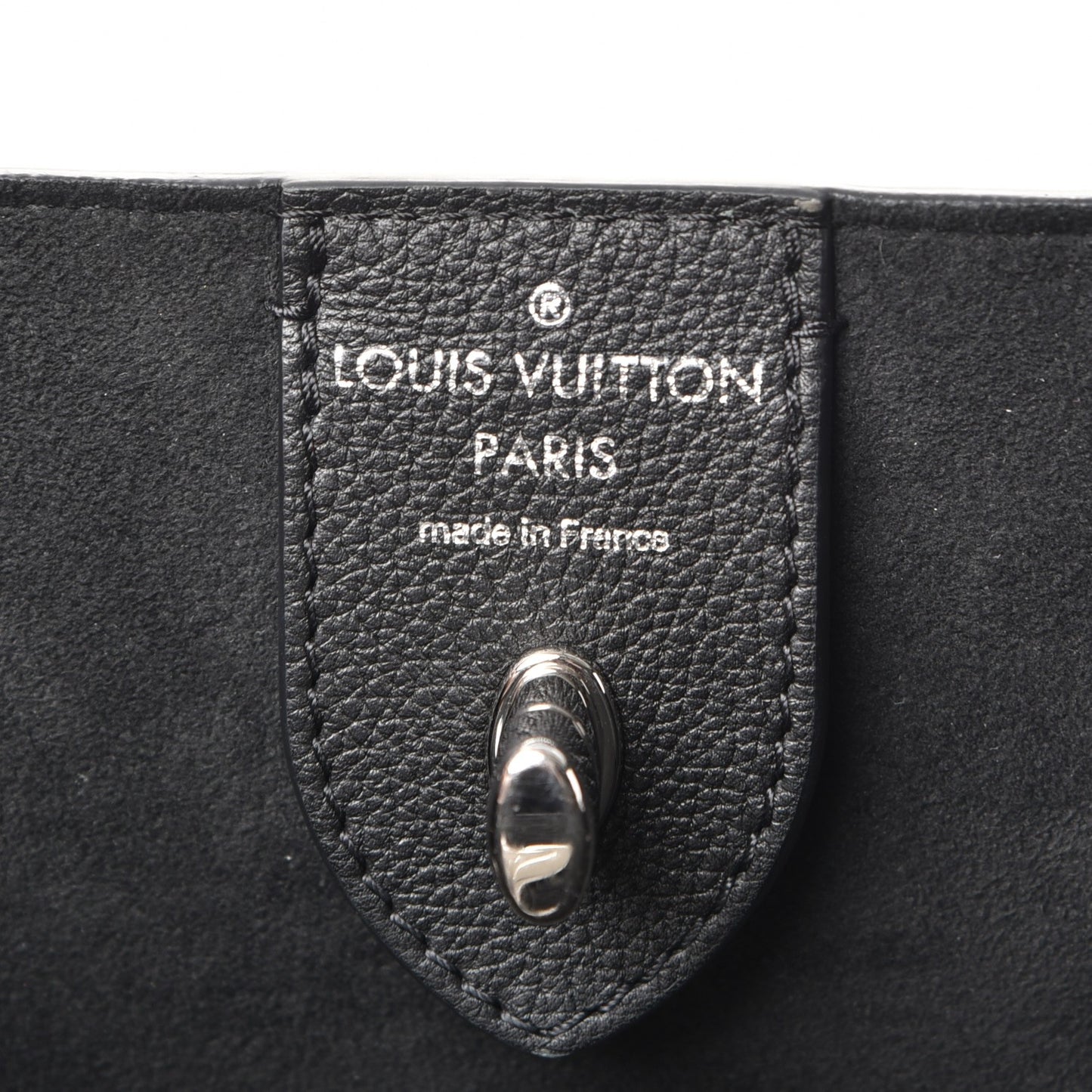 Calfskin Lockme Cabas Black