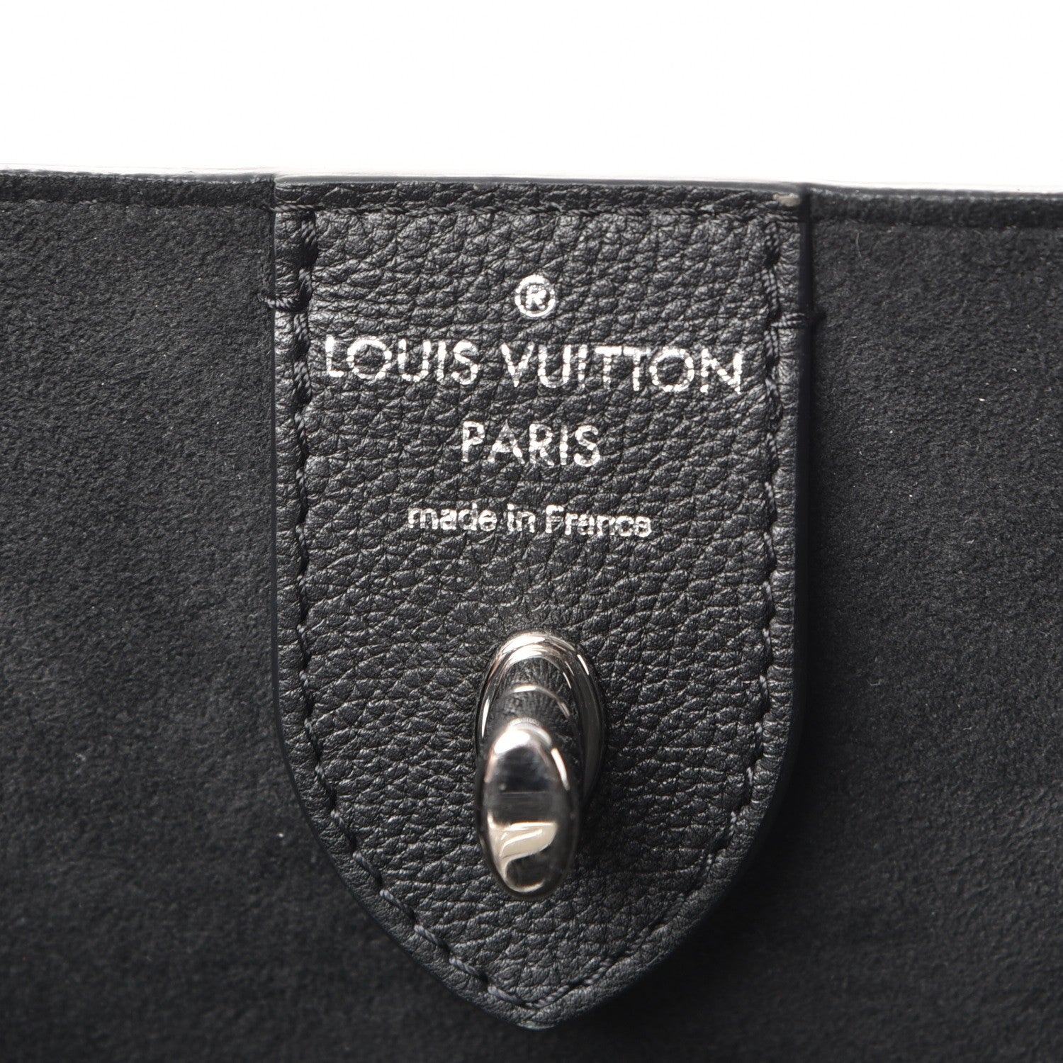 Louis Vuitton Calfskin Lockme Cabas Black 6 of 8