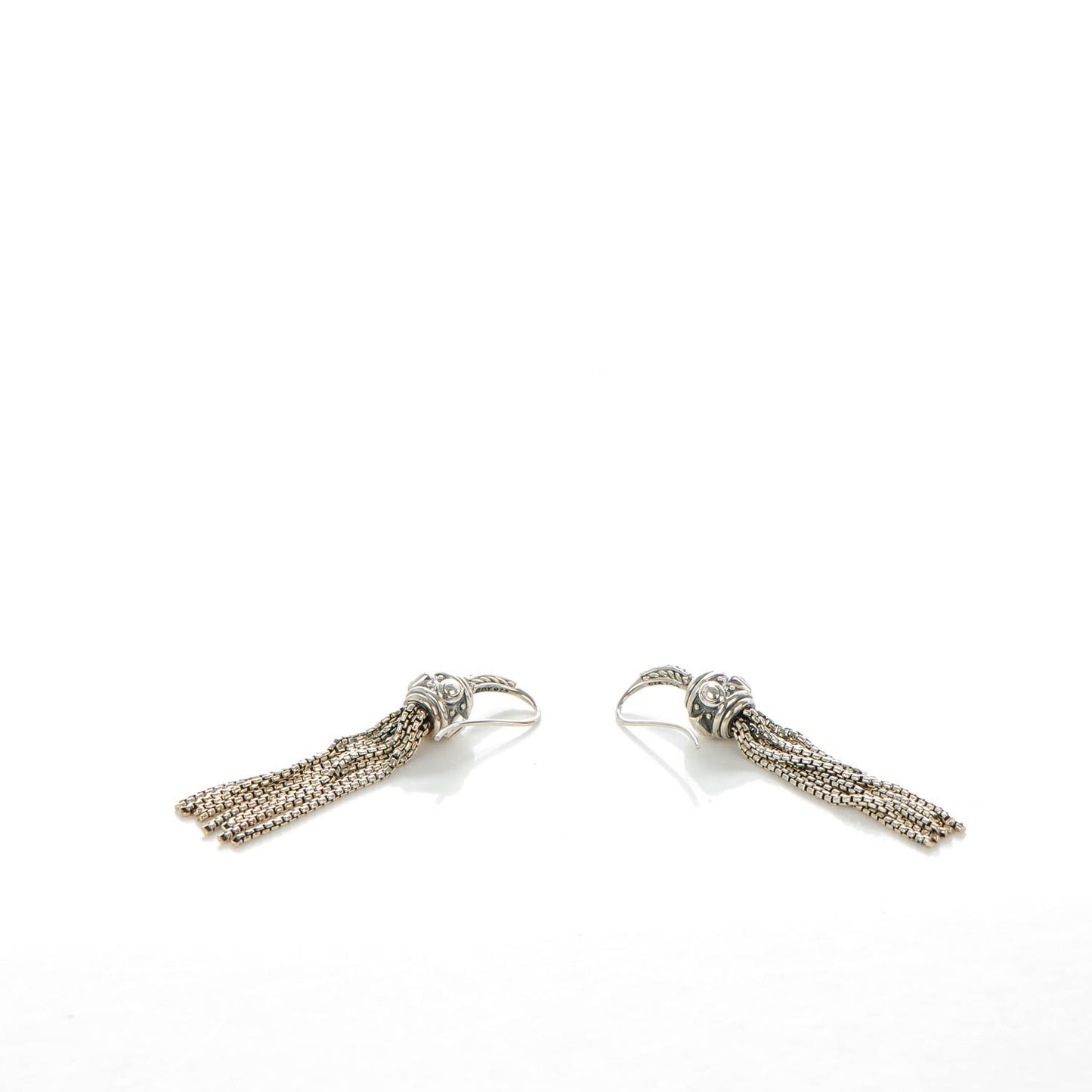 Sterling Silver Diamond Renaissance Drop Earrings