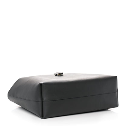 Saint Laurent Calfskin Large Shopping Tote Storm 4 of 12