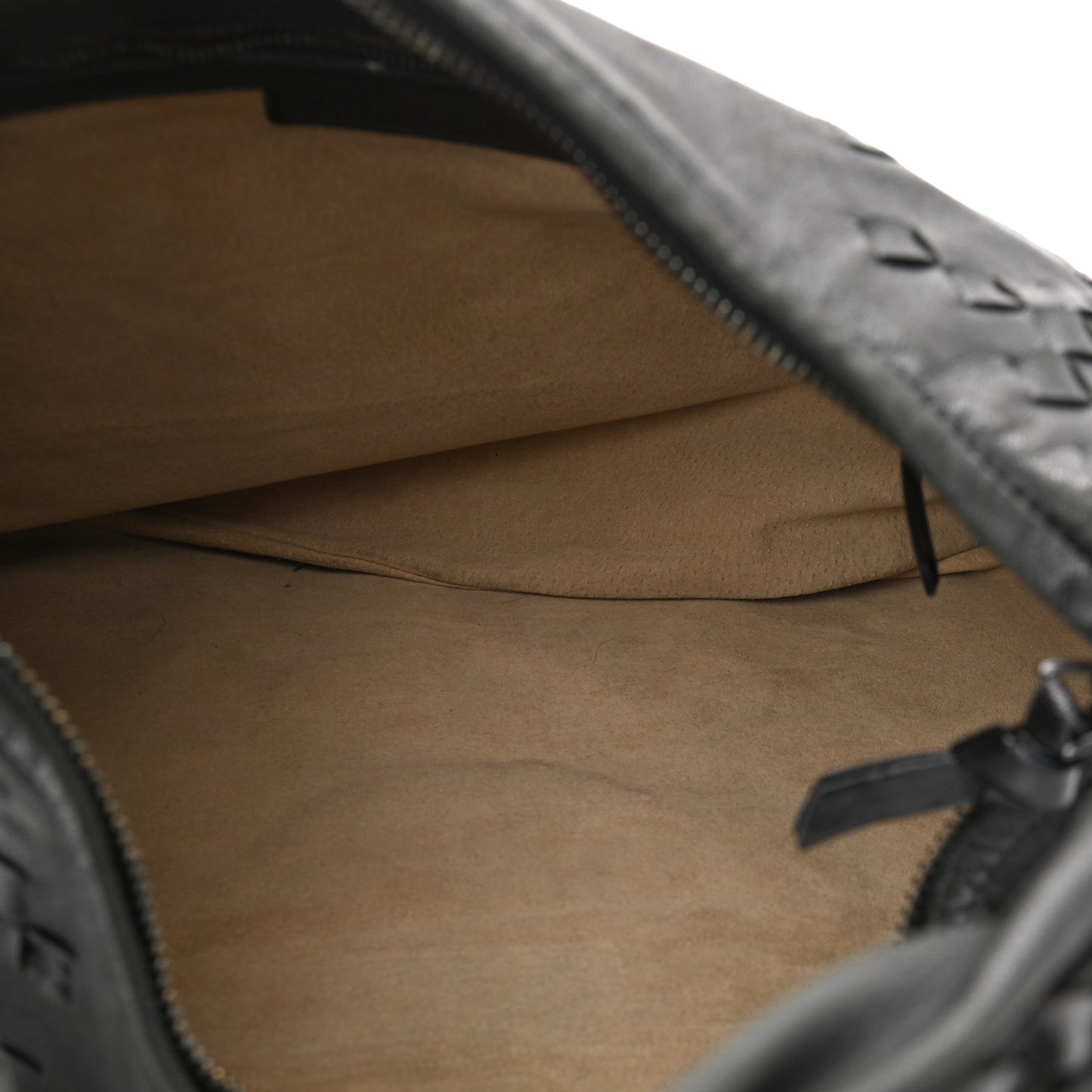 Nappa Intrecciato Medium Veneta Hobo Black