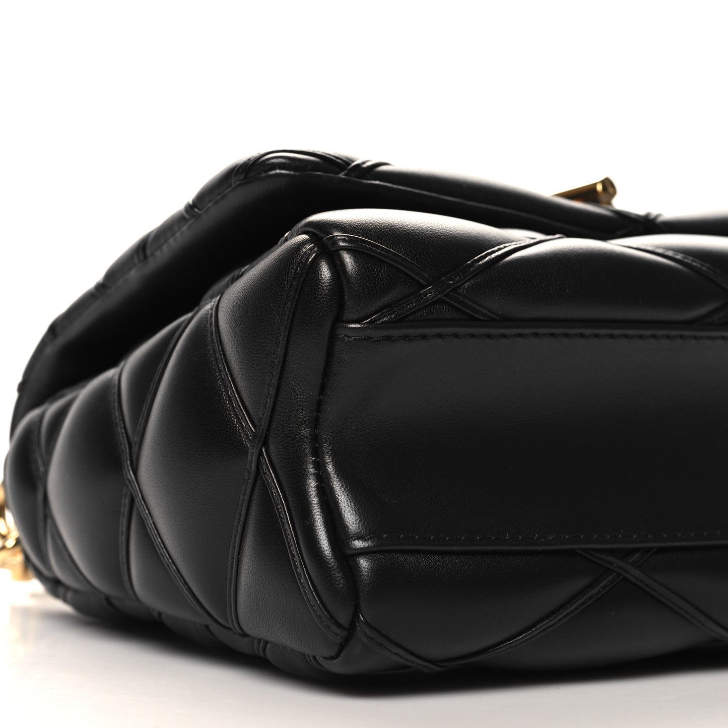 Lambskin Malletage Top Handle GO-14 MM Black