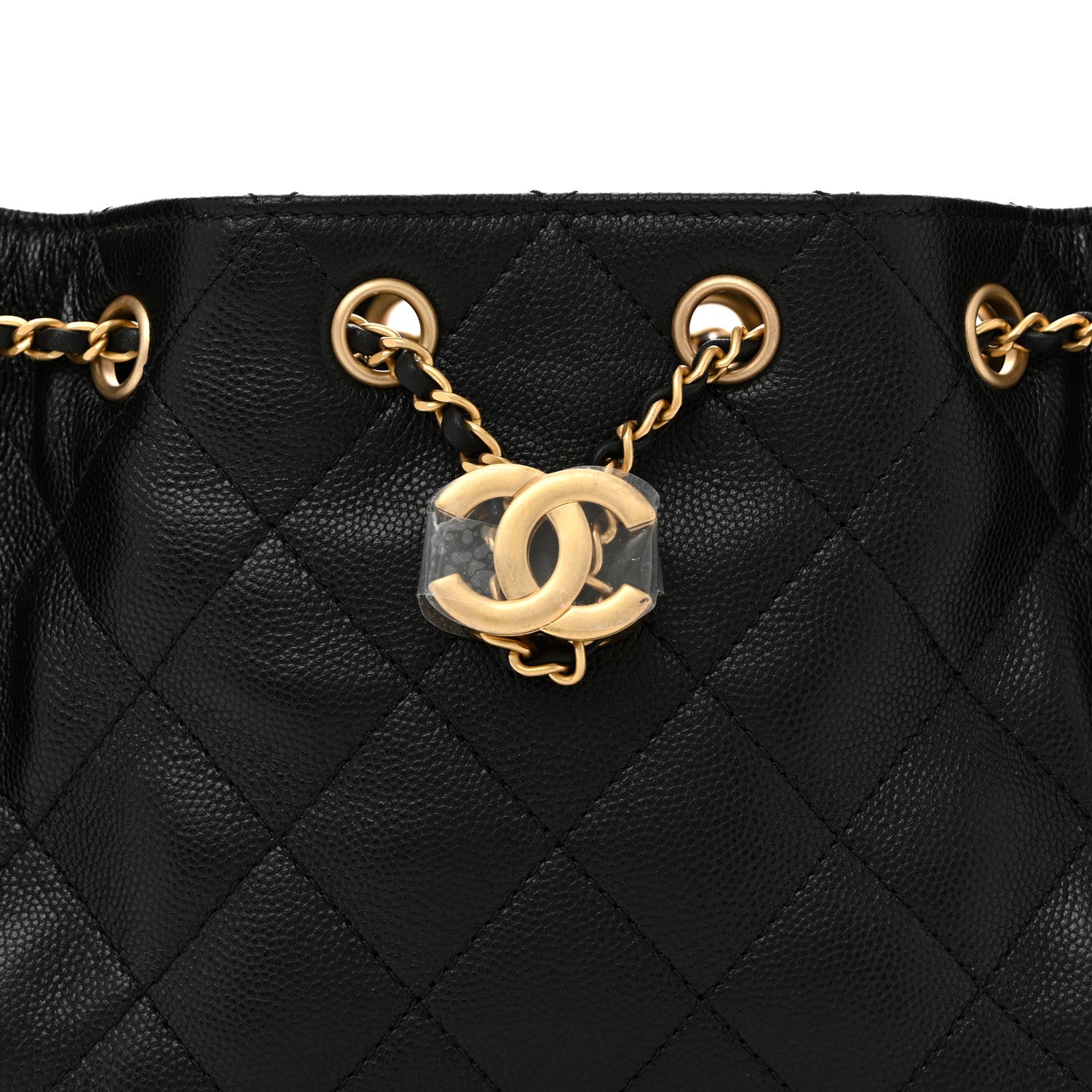 Chanel Caviar Quilted Mini Chanel 25 Handbag Black 8 of 10