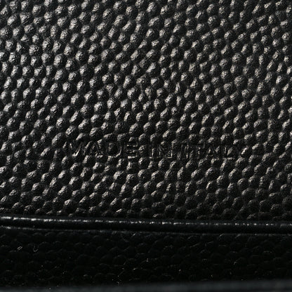Saint Laurent Grain De Poudre Matelasse Chevron Small Monogram Envelope Wallet Black 7 of 8