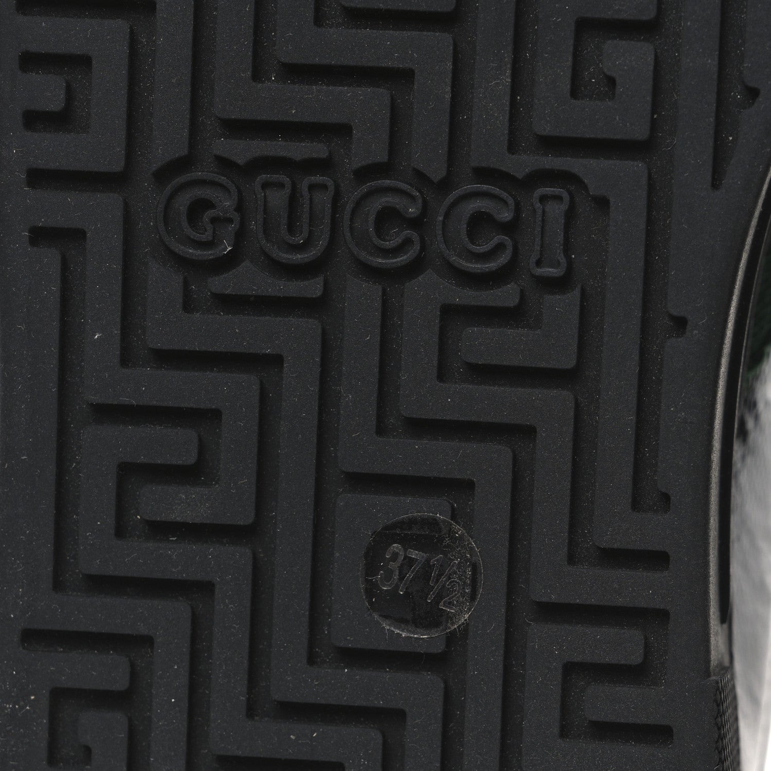 Gucci Crystal GG Monogram Web New Ace Sneakers 37.5 Black 9 of 11