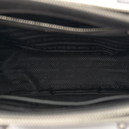 Prada Saffiano Lux Small Galleria Double Zip Tote Cromo 5 of 11