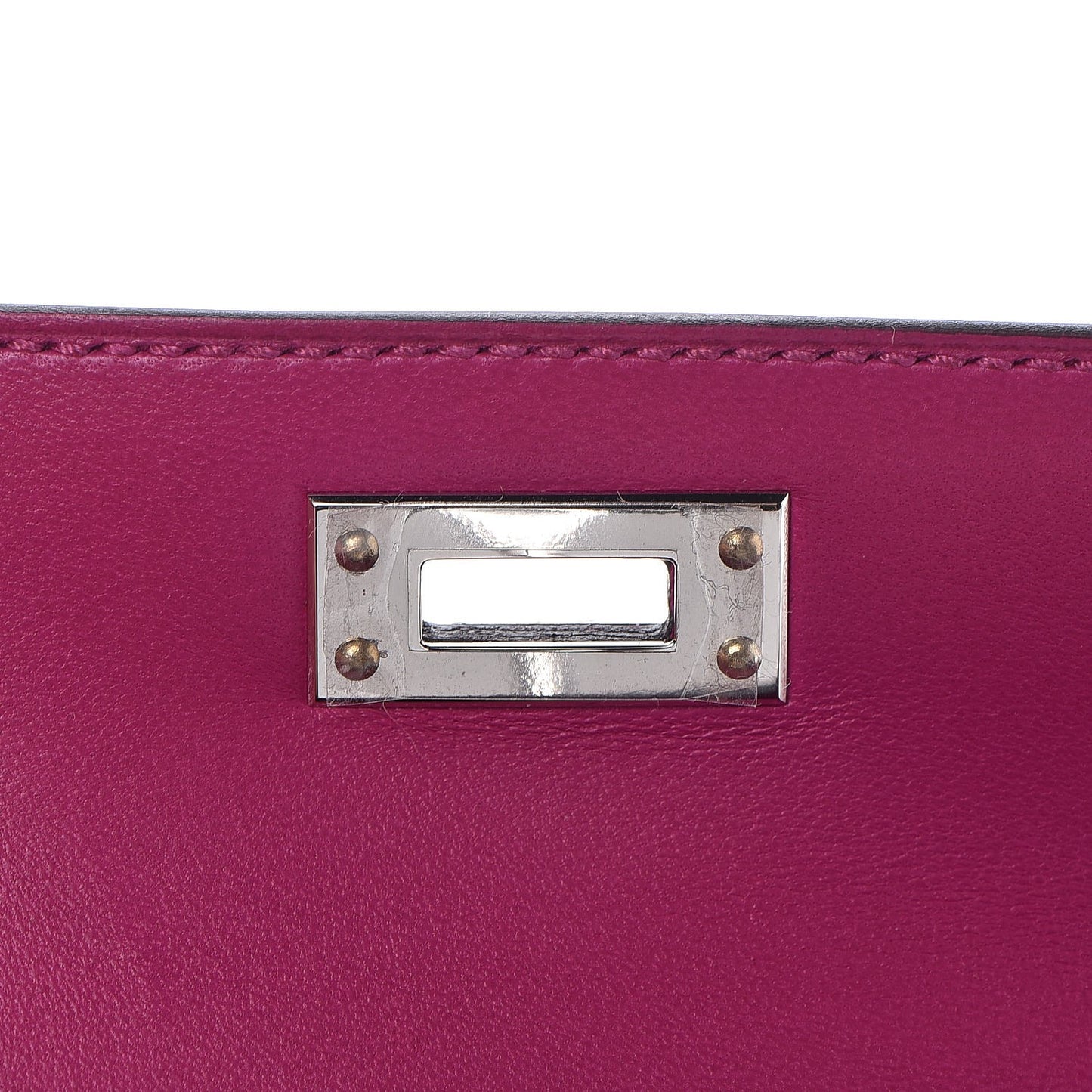 Epsom Mini Kelly Sellier 20 Rose Pourpre