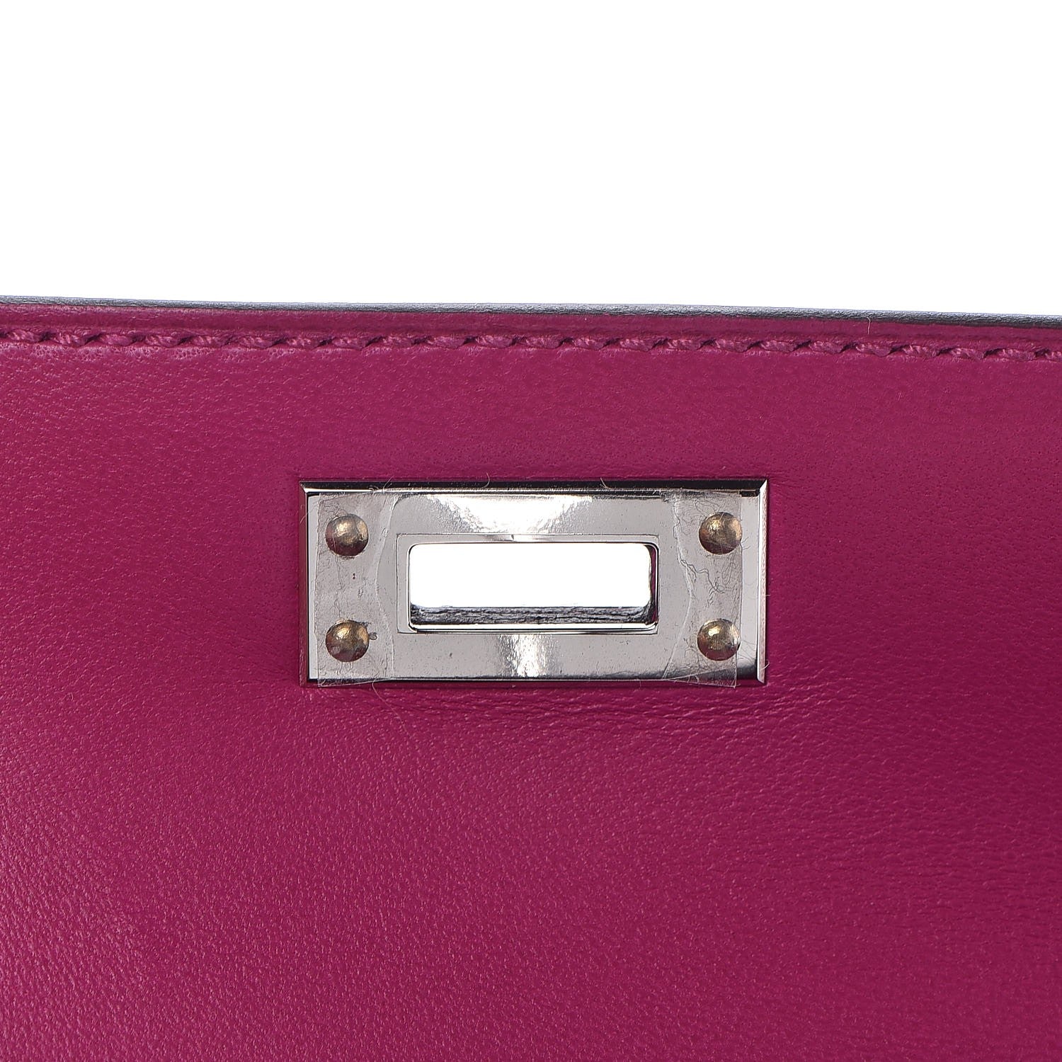 Hermes Epsom Mini Kelly Sellier 20 Rose Pourpre 17 of 23