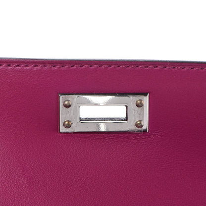Hermes Epsom Mini Kelly Sellier 20 Rose Pourpre 17 of 23