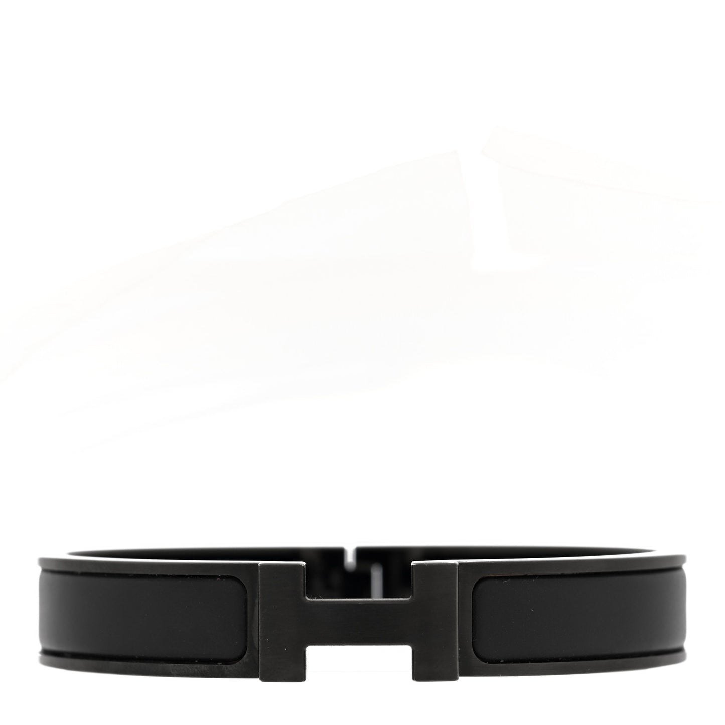Matte Enamel Narrow Clic Clac HH Bracelet T4 So Black
