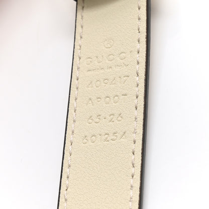 Gucci Calfskin Double G 20mm Belt 65 26 Mystic White 5 of 6