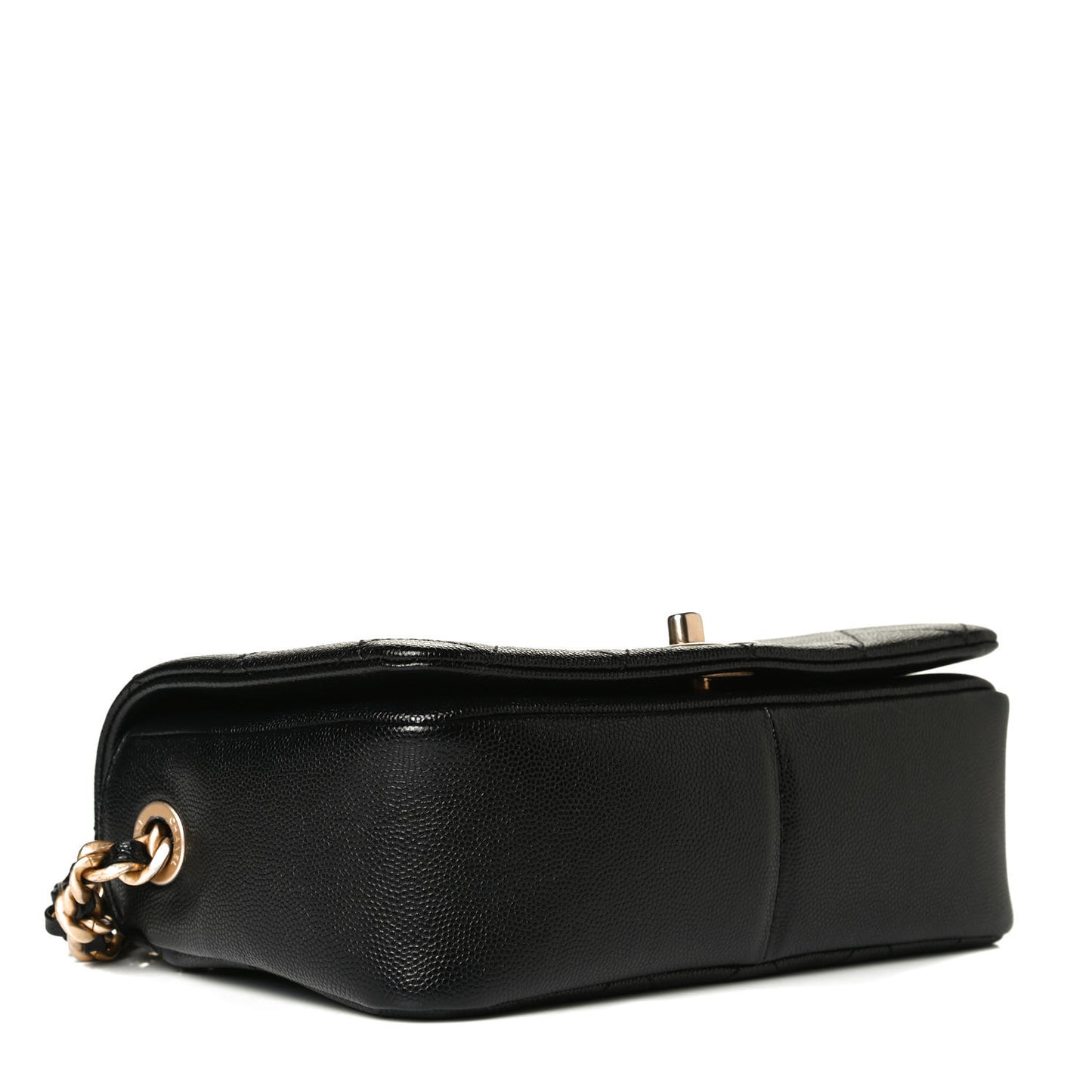 Caviar Quilted Small Fashion Therapy Flap Bag Black