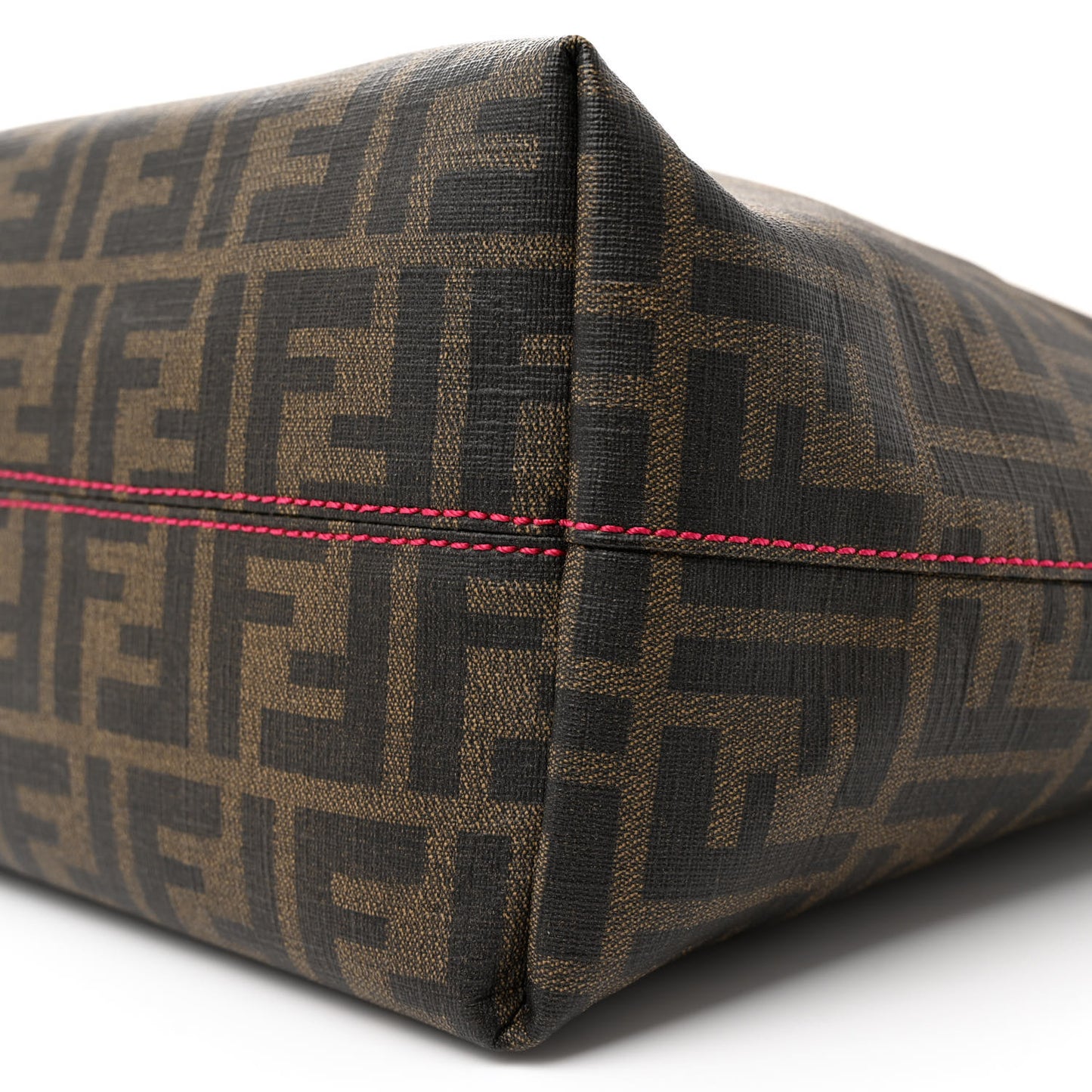 Zucca Spalmati Medium Roll Tote Tobacco Fuxia