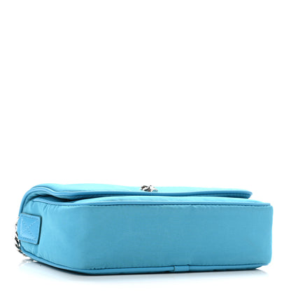 Alexander McQueen Nylon Skull Camera Crossbody Bag Blue 3 of 10