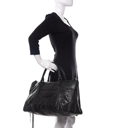 Balenciaga Agneau Classic Hardware Work Black 2 of 15
