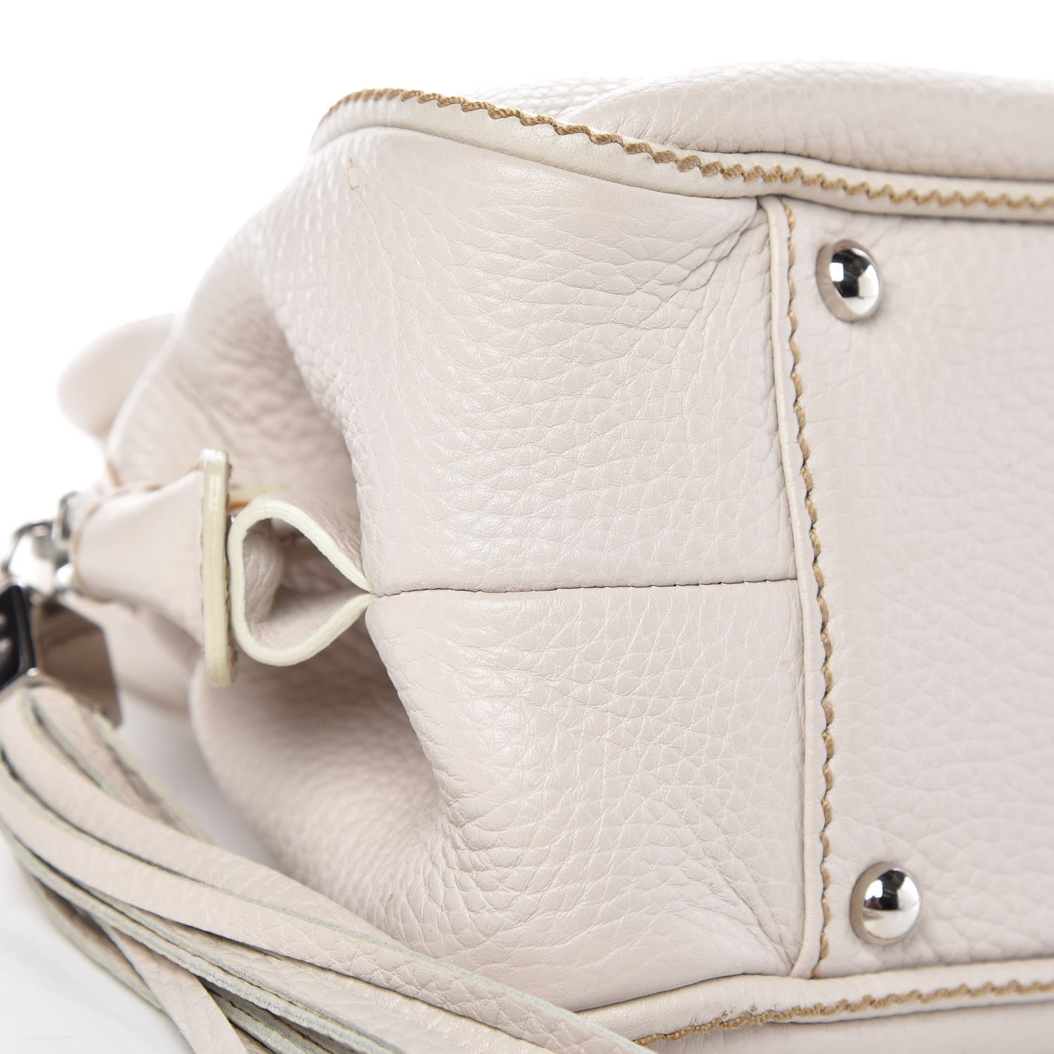 Chanel Calfskin Small Tassel Bowler White 11 of 16