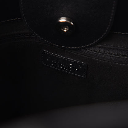 Chanel Caviar Small Studded Deauville Tote Black 8 of 9