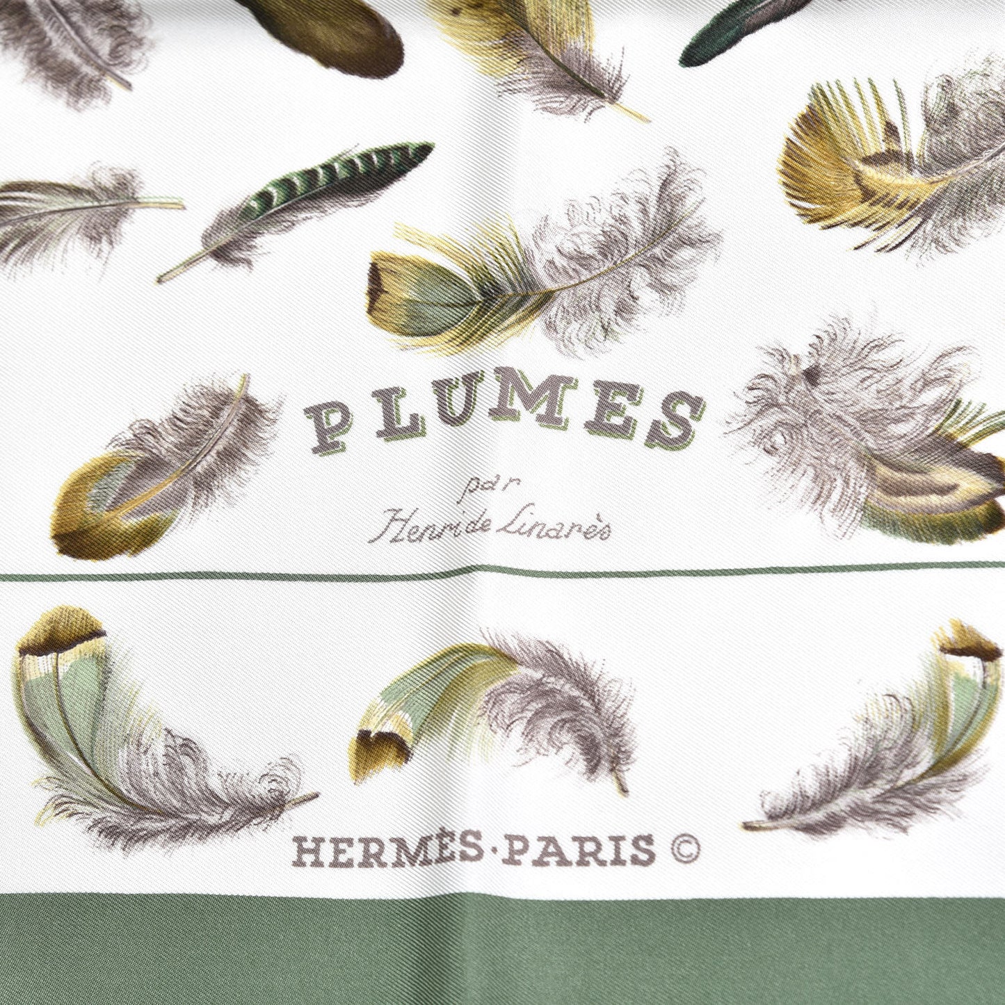Silk Plumes par Henri de Linares Scarf 90