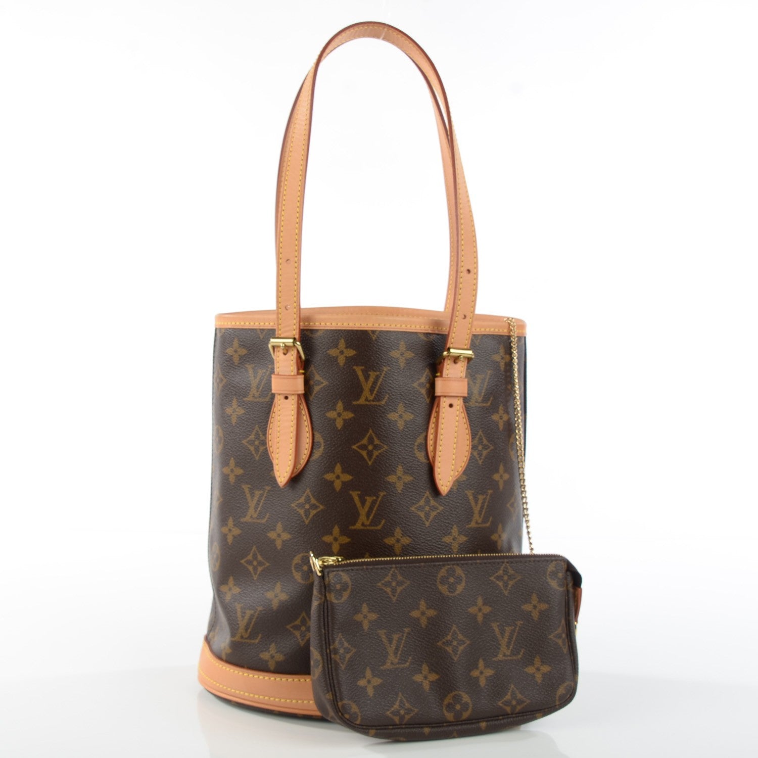 Louis Vuitton Monogram Petit Bucket 23 5 of 8