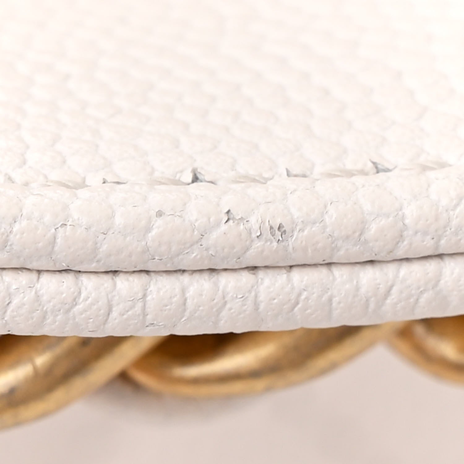 Chanel Caviar Quilted Medium Chanel 25 Handbag White 14 of 15