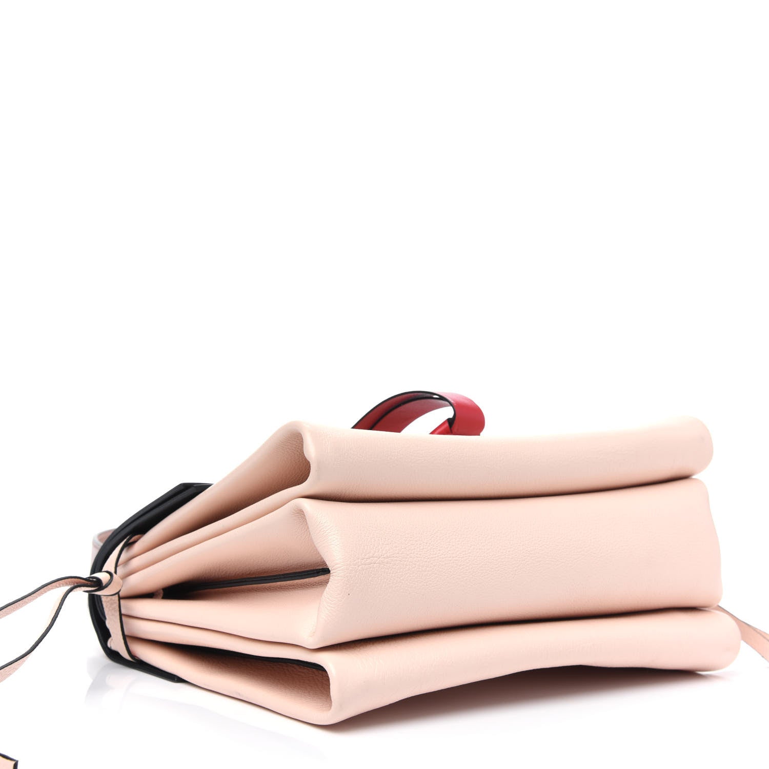 Valentino Garavani Smooth Calfskin Small VRing Crossbody Bag Rose Cannelle Light Ivory Cerise 3 of 23