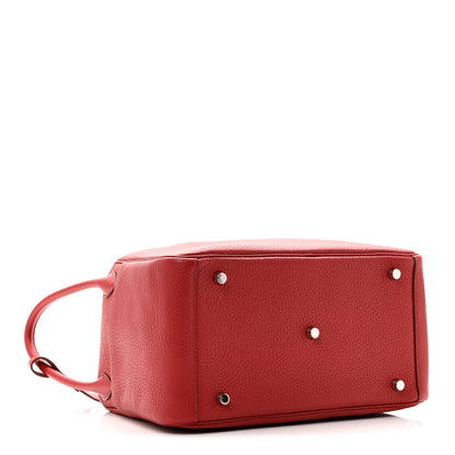 Hermes Taurillon Clemence Lindy 30 Rouge Garance 4 of 12