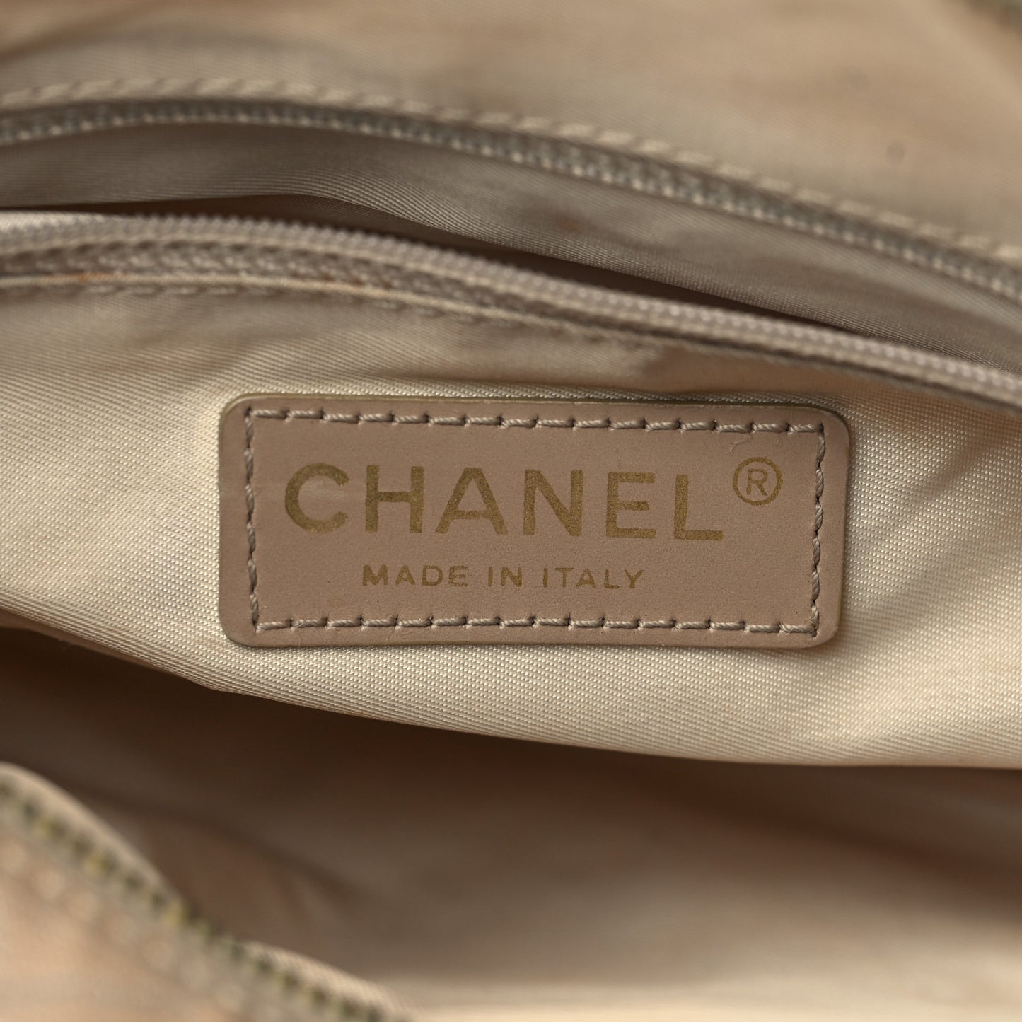 Nylon Travel Shoulder Bag Beige