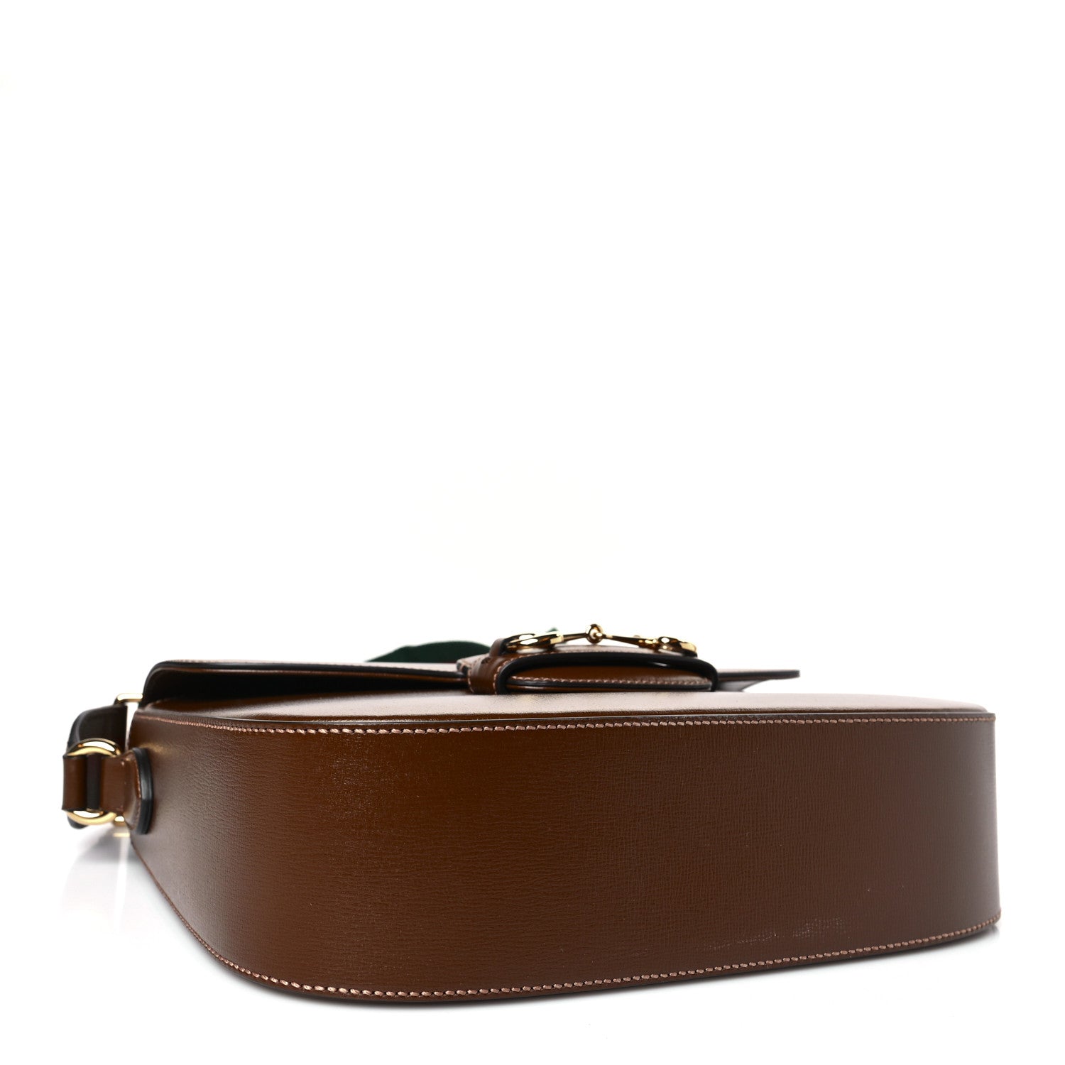 Gucci Azalea Calfskin Web Horsebit 1955 Shoulder Bag Brown Sugar 4 of 8