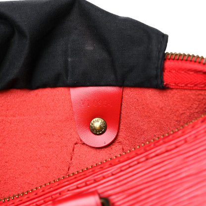 Louis Vuitton Epi Speedy 25 Castillan Red 7 of 13