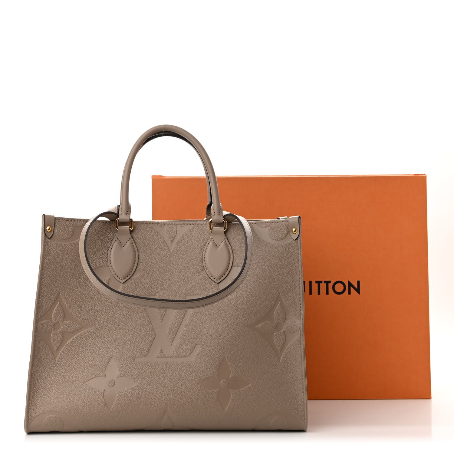 Louis Vuitton Empreinte Monogram Giant Onthego MM Tourterelle 10 of 10