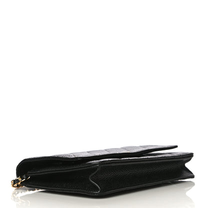 Chanel Caviar Quilted Wallet On Chain WOC Black 3 of 12