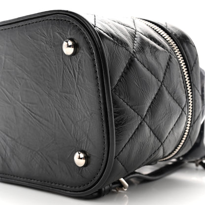 Chanel Crumpled Calfskin PVC Quilted Backpack Black 11 of 12