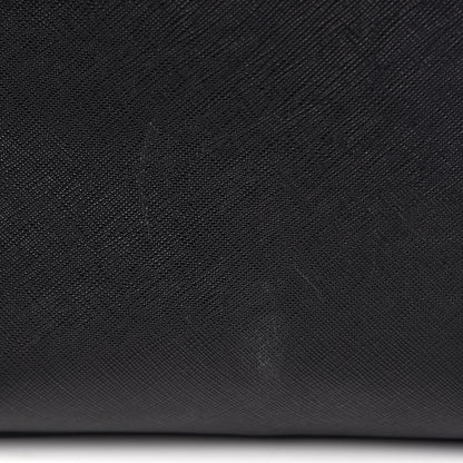 Prada Saffiano Travel Messenger Bag Black 12 of 17