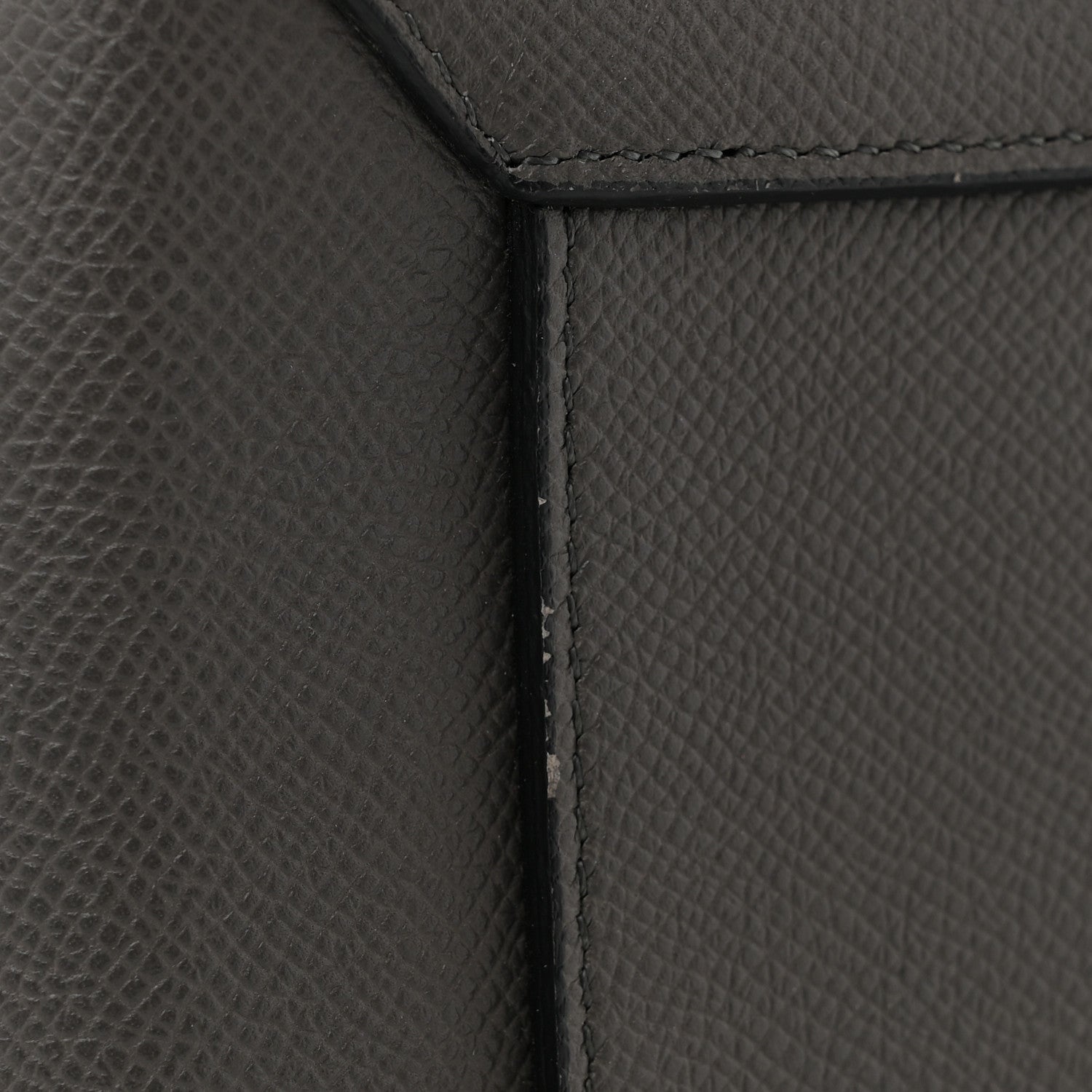 Celine Grained Calfskin Micro Belt Bag Grey 12 of 12