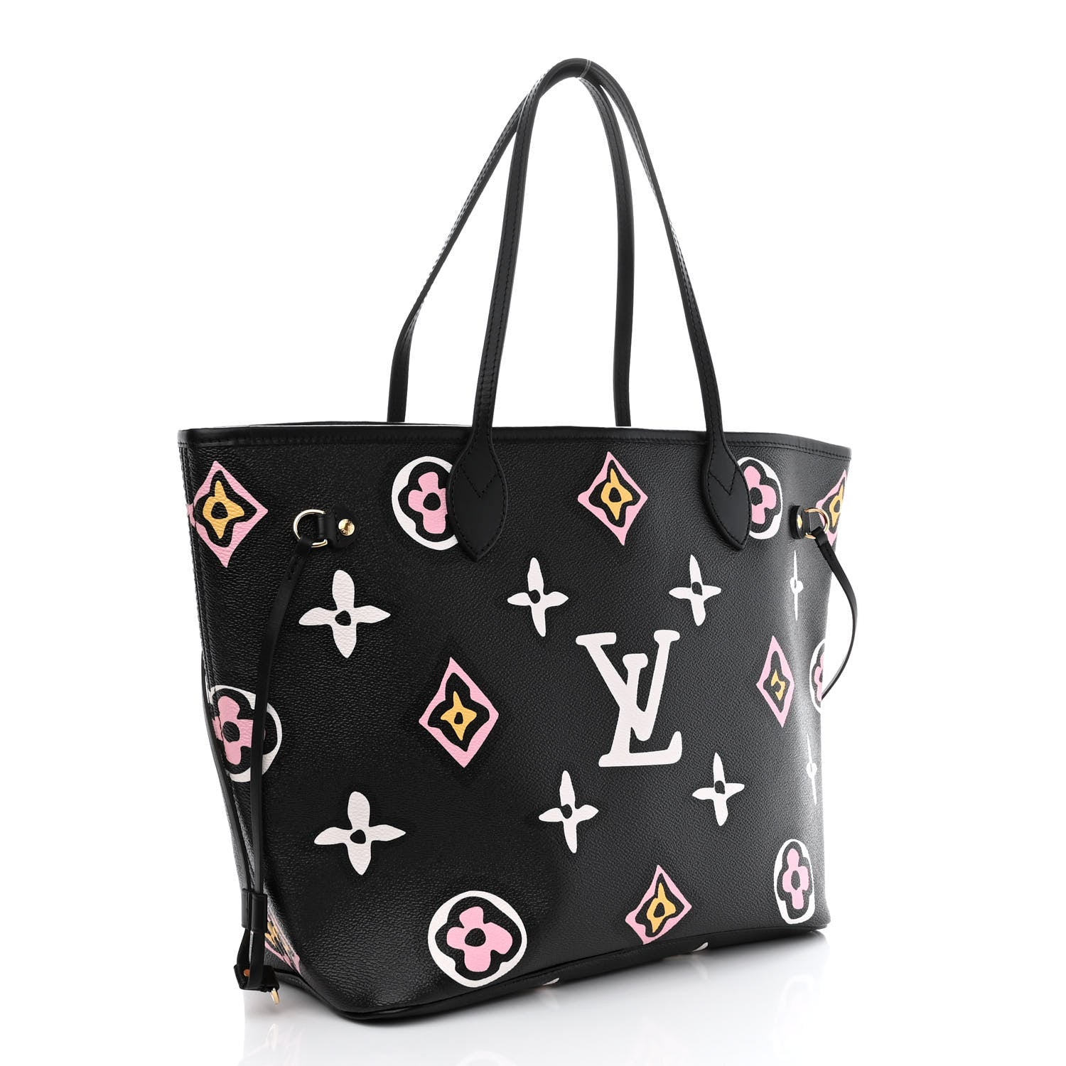 Louis Vuitton Monogram Giant Wild At Heart Neverfull MM Black 4 of 9