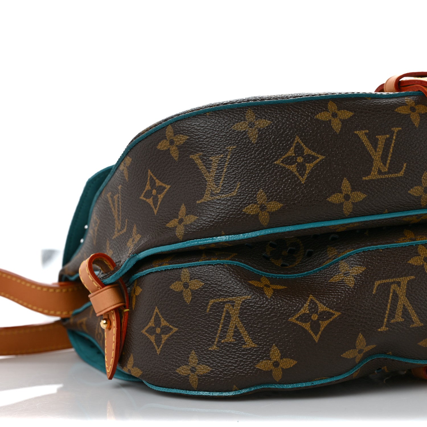 Louis Vuitton Monogram SC Flore Saumur Teal 7 of 8