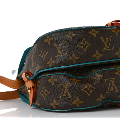 Louis Vuitton Monogram SC Flore Saumur Teal 7 of 8