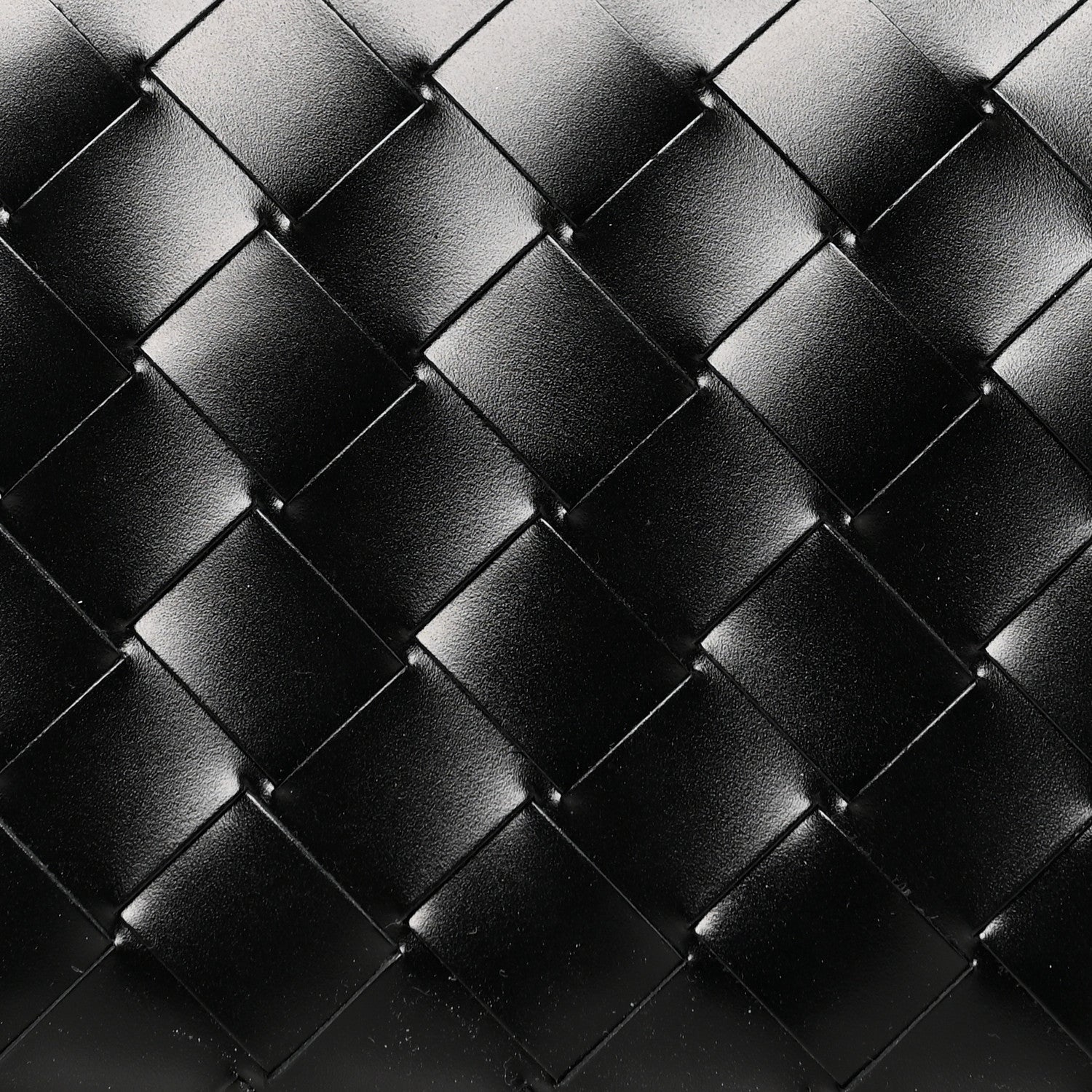 Bottega Veneta Spazzolato Calfskin Intrecciato Zip Around Wallet Black 7 of 7