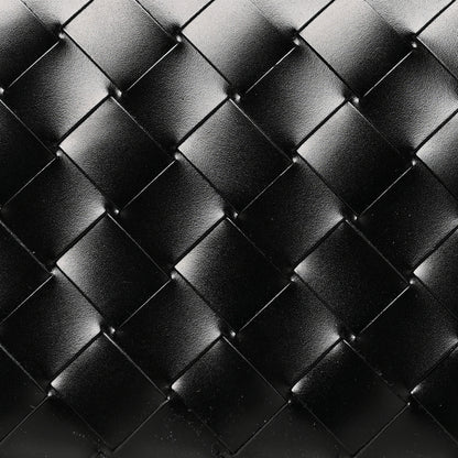 Bottega Veneta Spazzolato Calfskin Intrecciato Zip Around Wallet Black 7 of 7