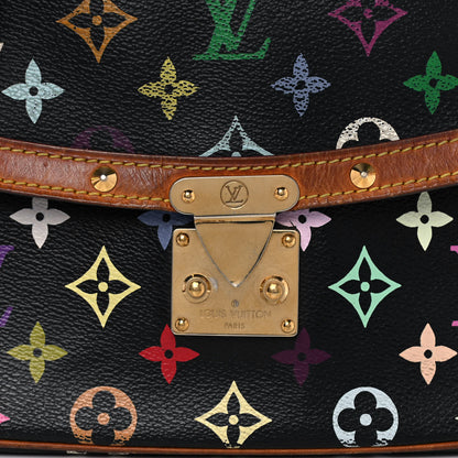 Louis Vuitton Monogram Multicolor Sologne Black 7 of 14