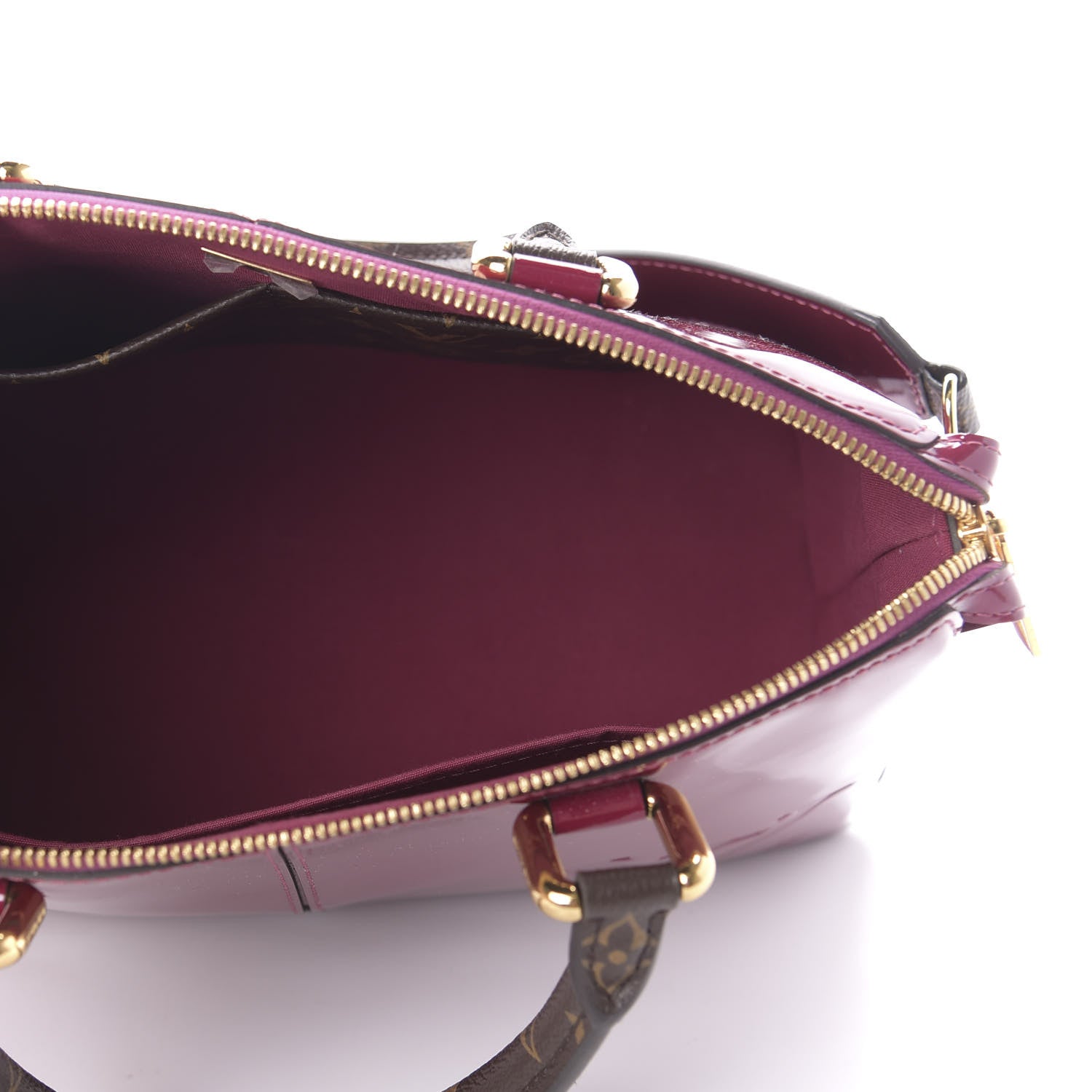 Louis Vuitton Patent Calfskin Miroir Tote Magenta 5 of 9